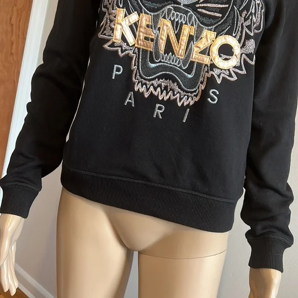 KENZO TIGER FACE CREW SWEAT
BLACK Size S Small - Picture 6 of 14